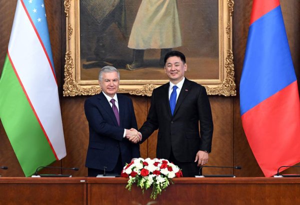 Presidents of Uzbekistan,  Mongolia agree on roadmap to boost economic partnership