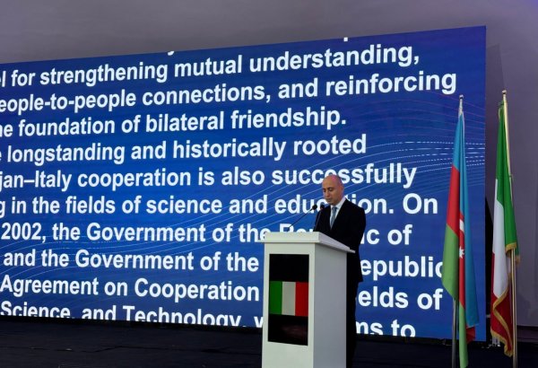 Facilitation of cultural interchange serves to hike Azerbaijani-Italian rapport - minister