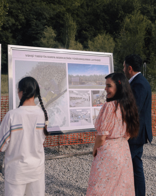 Heydar Aliyev Foundation VP Leyla Aliyeva and Head of Baku Media Center Arzu Aliyeva visit Altiaghaj National Park (PHOTO)