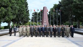 Turkish National Defense University delegation visits Azerbaijan (PHOTO)