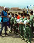 Heydar Aliyev Foundation VP Leyla Aliyeva, Head of the Baku Media Center Arzu Aliyeva participate in opening ceremony of Children’s and Youth Sports and Chess School in Khizi (PHOTO)