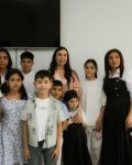 Heydar Aliyev Foundation VP Leyla Aliyeva, Head of the Baku Media Center Arzu Aliyeva participate in opening ceremony of Children’s and Youth Sports and Chess School in Khizi (PHOTO)