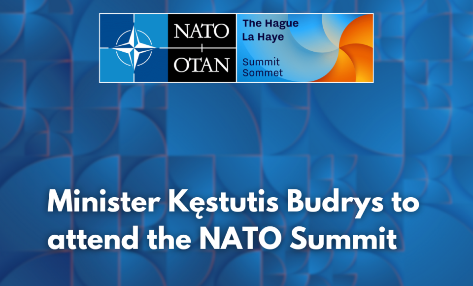 Lithuanian FM to join NATO leaders for key talks
