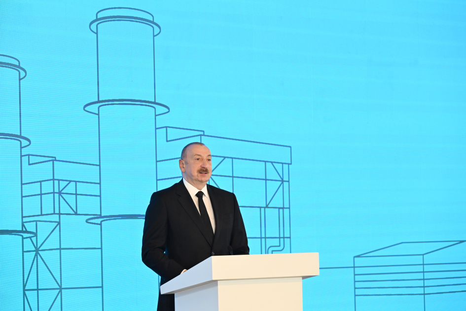 President Ilham Aliyev attends inauguration of “8 November” Power Plant in Mingachevir (PHOTO/VIDEO)