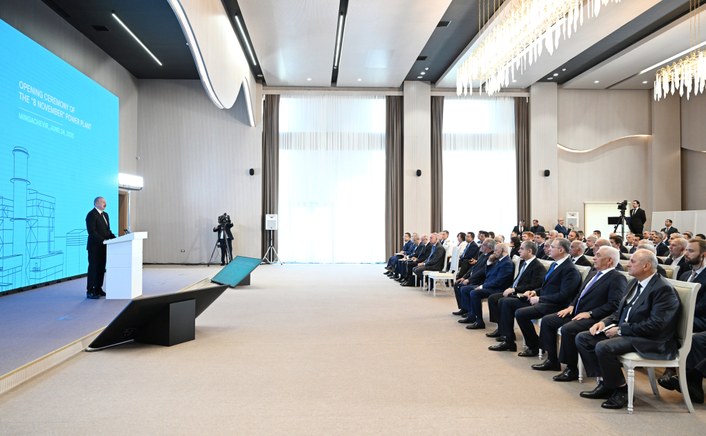 President Ilham Aliyev attends inauguration of “8 November” Power Plant in Mingachevir (PHOTO/VIDEO)