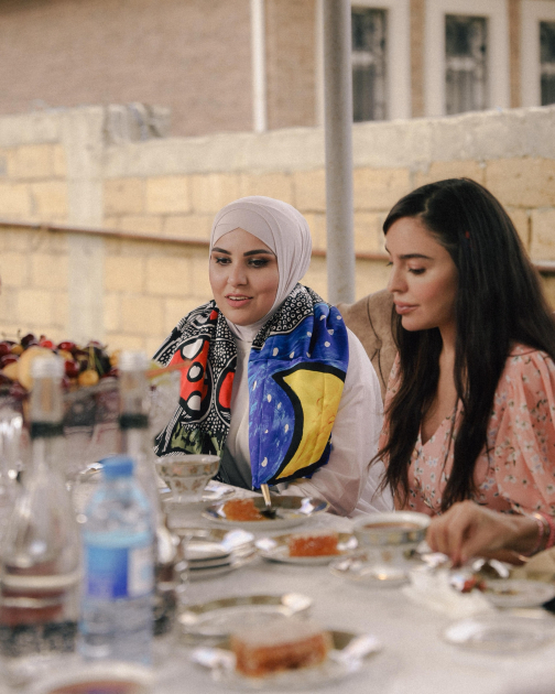 Heydar Aliyev Foundation VP Leyla Aliyeva, Head of Baku Media Center Arzu Aliyeva meet participant of "Young Beekeeper" project in Khizi (PHOTO)