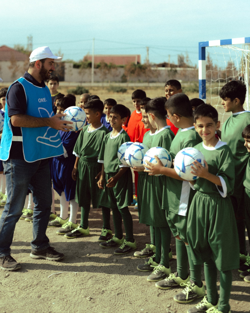 Heydar Aliyev Foundation VP Leyla Aliyeva, Head of the Baku Media Center Arzu Aliyeva participate in opening ceremony of Children’s and Youth Sports and Chess School in Khizi (PHOTO)