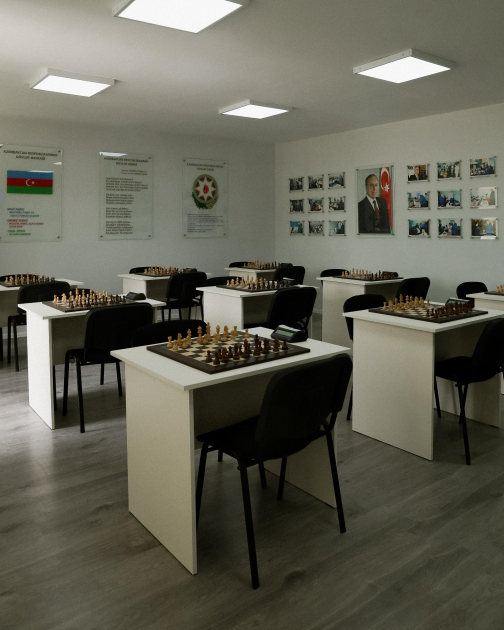 Heydar Aliyev Foundation VP Leyla Aliyeva, Head of the Baku Media Center Arzu Aliyeva participate in opening ceremony of Children’s and Youth Sports and Chess School in Khizi (PHOTO)