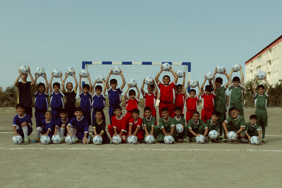 Heydar Aliyev Foundation VP Leyla Aliyeva, Head of the Baku Media Center Arzu Aliyeva participate in opening ceremony of Children’s and Youth Sports and Chess School in Khizi (PHOTO)