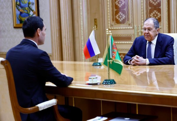 Turkmen president receives Russian FM in Ashgabat