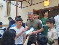 Azerbaijan's Qarabag FC players visit Khankendi (PHOTO)