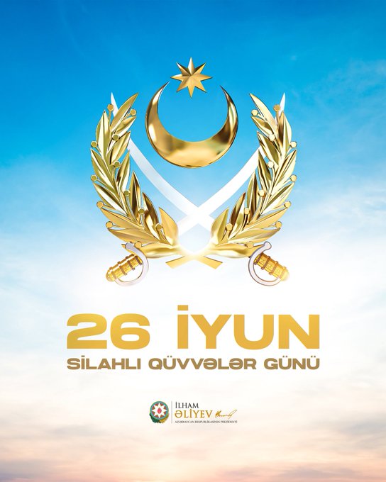 President Ilham Aliyev posts on social media on occasion of Armed Forces Day (PHOTO/VIDEO)