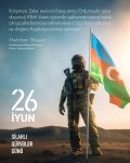 First VP Mehriban Aliyeva shares post on occasion of 26 June - Armed Forces Day (PHOTO)