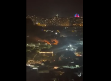 Fire contained after explosion at Baku Film Studio premises (VIDEO) (UPDATE)