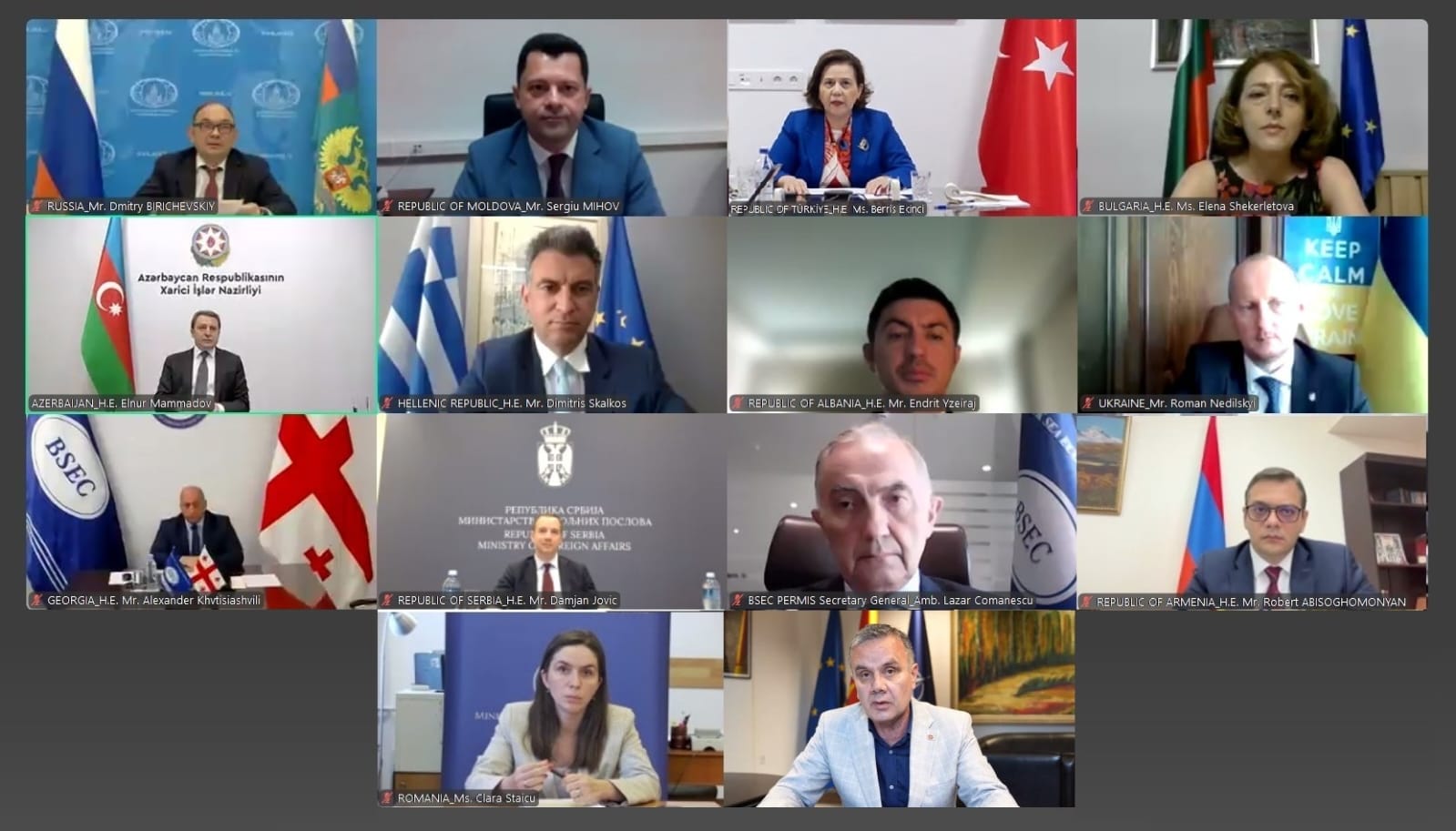 Meeting of Council of Foreign Ministers held within framework of Azerbaijan's chairmanship in BSEC