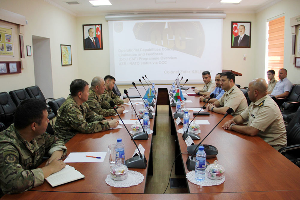 Kazakh military reps inspect Azerbaijani Army NATO standards fulfillment (PHOTO)