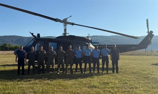 Bosnia's Armed Forces wrapping up significant firefighting operation in Grude (PHOTO)