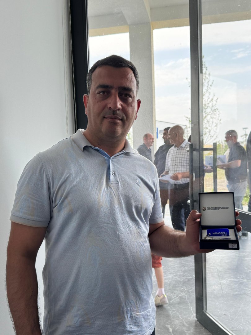 Another group of ex-IDPs arrive in Azerbaijan's liberated Kangarli village (PHOTO)