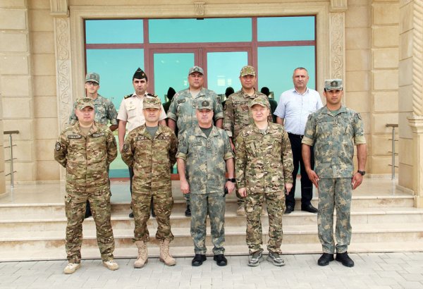 Kazakh military reps inspect Azerbaijani Army NATO standards fulfillment (PHOTO)