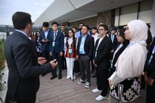 Delegation of ECO Youth Forum participants visits Agdam (PHOTO)