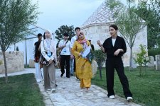 Delegation of ECO Youth Forum participants visits Agdam (PHOTO)