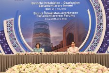 First Uzbekistan-Azerbaijan interparliamentary forum inaugurated (PHOTO)