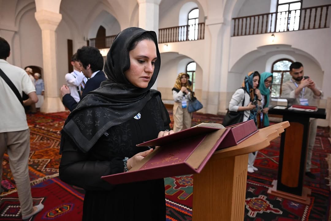 Delegation of ECO Youth Forum participants visits Agdam (PHOTO)