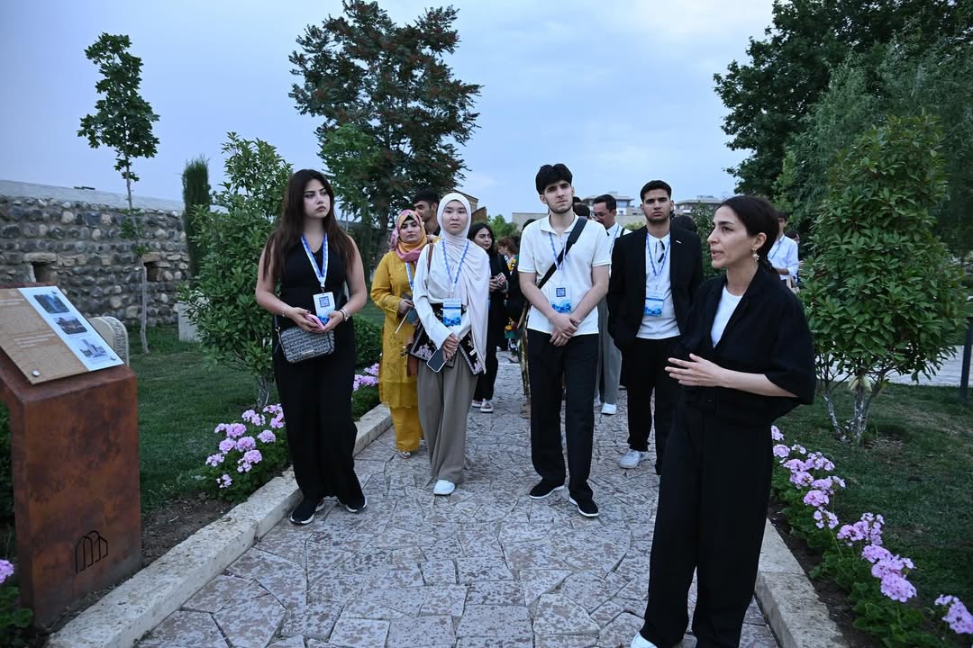 Delegation of ECO Youth Forum participants visits Agdam (PHOTO)