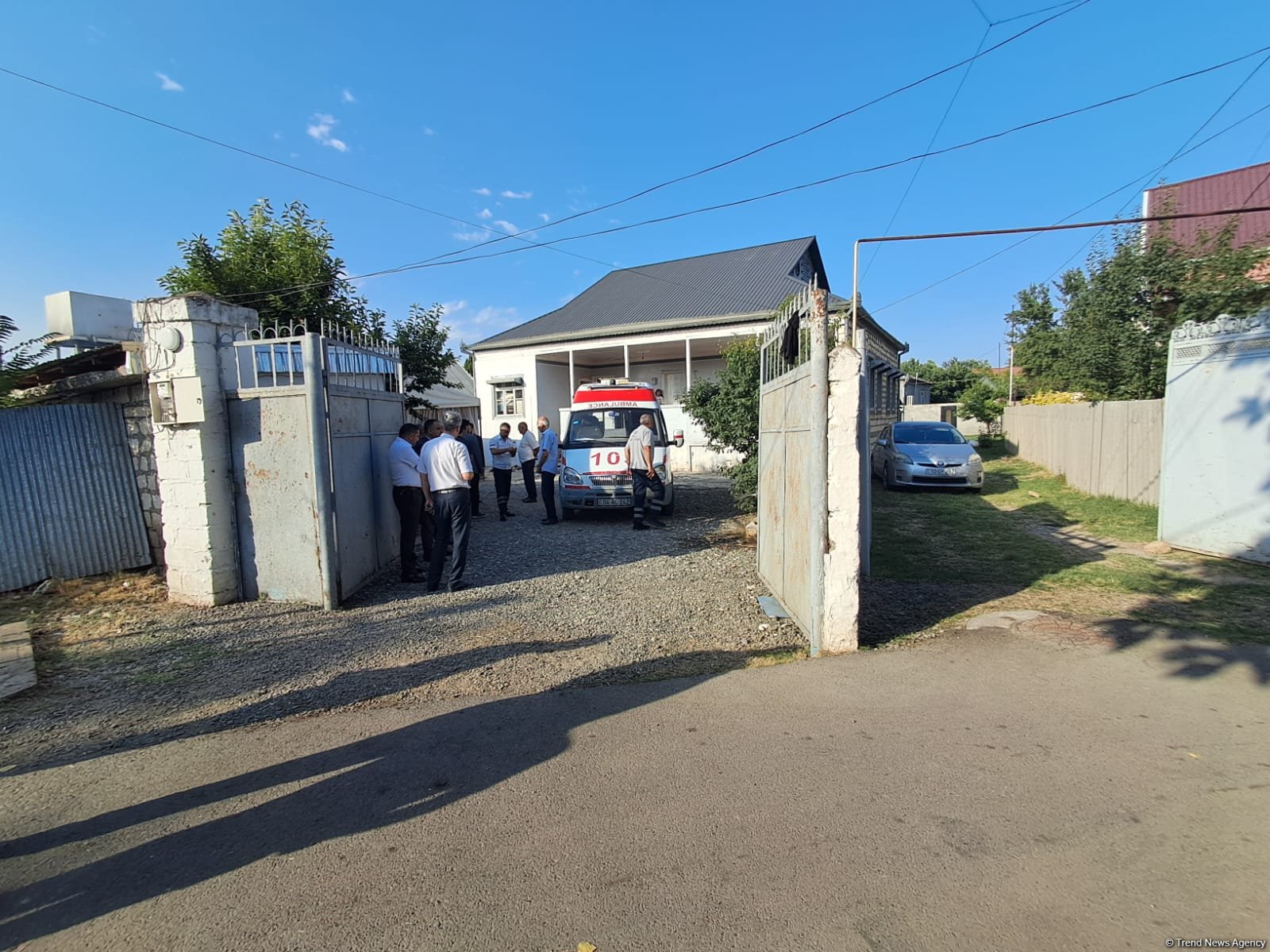 Bodies of Azerbaijanis killed in Russia brought to Agjabedi (PHOTO)