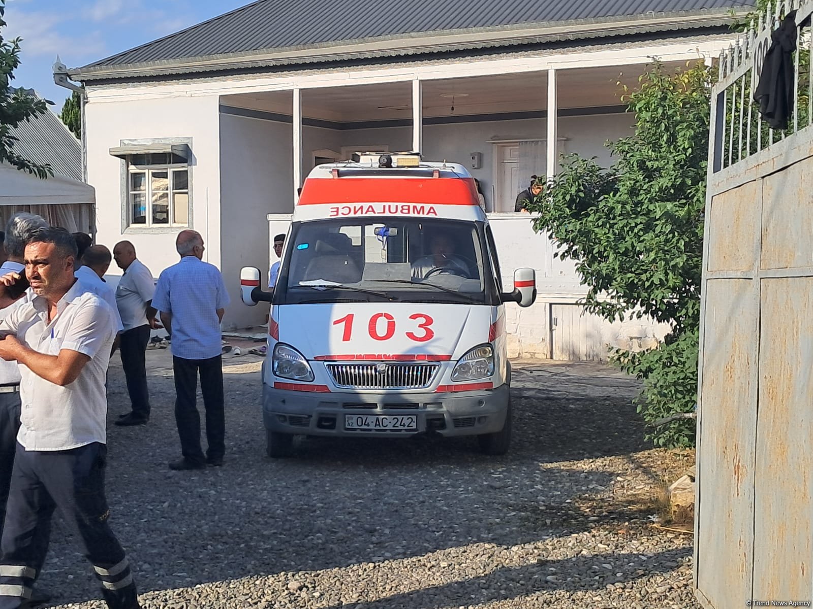 Bodies of Azerbaijanis killed in Russia brought to Agjabedi (PHOTO)