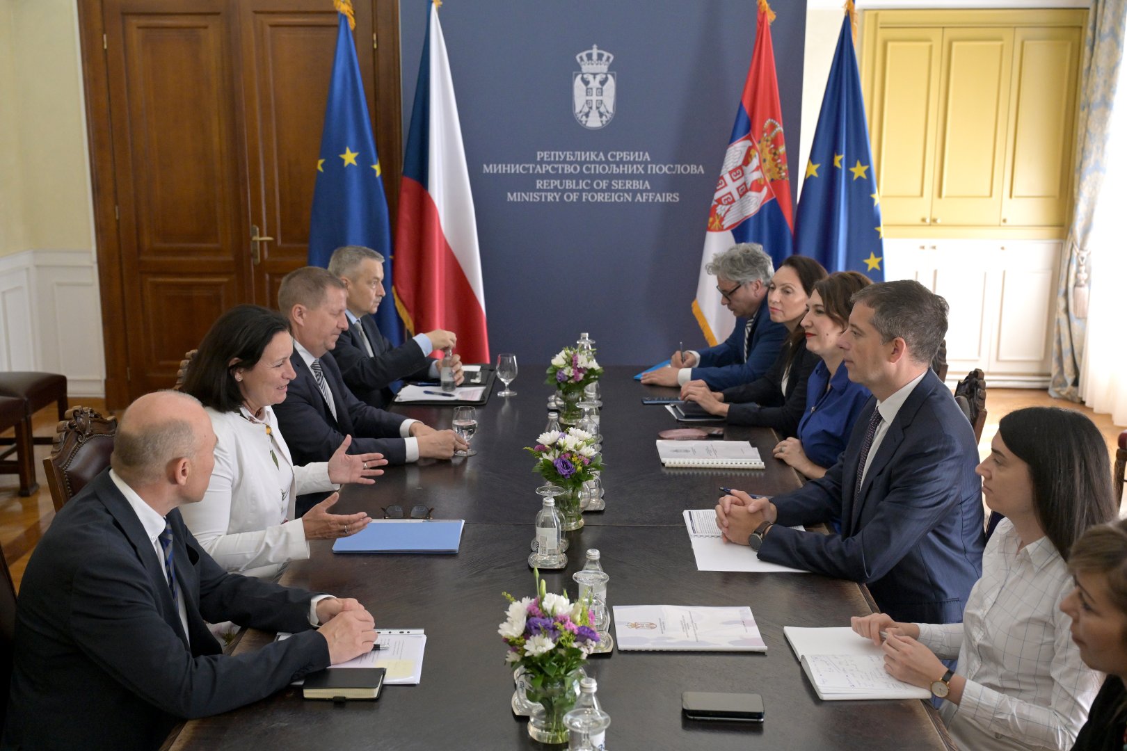 Serbia’s FM and Czech envoy talk EU integration steps (PHOTO)