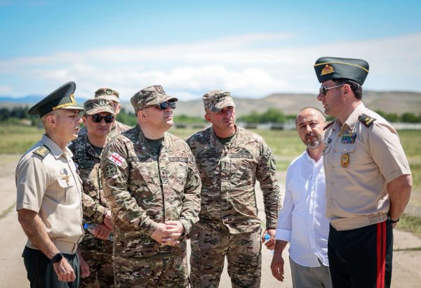 Azerbaijani, Georgian military police officers meet in Tbilisi (PHOTO)