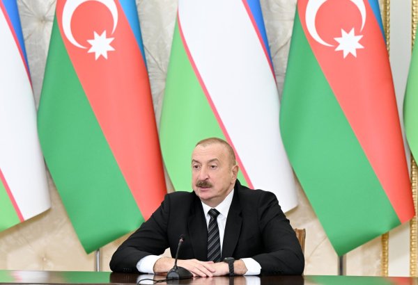 Azerbaijan and Uzbekistan have been official allies for about a year - President Ilham Aliyev (FULL SPEECH)
