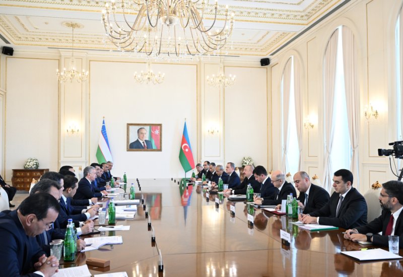 President Ilham Aliyev, President Shavkat Mirziyoyev attend 2nd meeting of Azerbaijan-Uzbekistan Supreme Interstate Council (PHOTO)