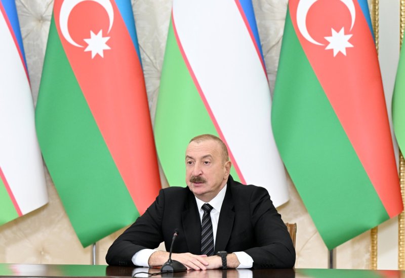 Azerbaijan and Uzbekistan have been official allies for about a year - President Ilham Aliyev (FULL SPEECH)