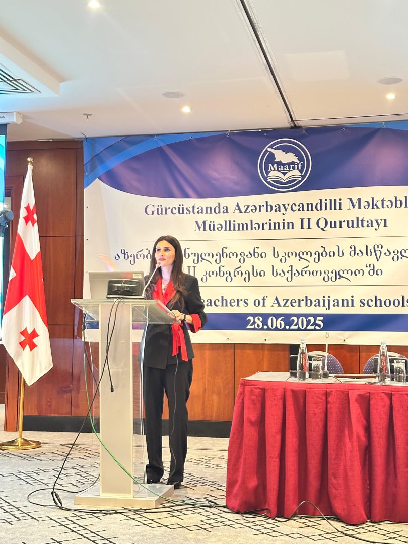 Azerbaijani-speaking school teachers convene for second congress in Georgia (PHOTO)
