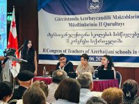 Azerbaijani-speaking school teachers convene for second congress in Georgia (PHOTO)
