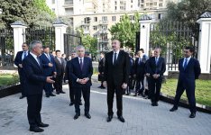 President Ilham Aliyev, President Shavkat Mirziyoyev attend opening of new building of Uzbekistan's Embassy in Baku (PHOTO/VIDEO)