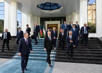 President Ilham Aliyev, President Shavkat Mirziyoyev attend opening of new building of Uzbekistan's Embassy in Baku (PHOTO/VIDEO)