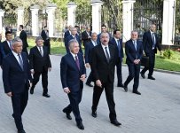 President Ilham Aliyev, President Shavkat Mirziyoyev attend opening of new building of Uzbekistan's Embassy in Baku (PHOTO/VIDEO)