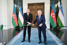 President Ilham Aliyev, President Shavkat Mirziyoyev attend opening of new building of Uzbekistan's Embassy in Baku (PHOTO/VIDEO)