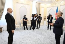 President Ilham Aliyev, President Shavkat Mirziyoyev attend opening of new building of Uzbekistan's Embassy in Baku (PHOTO/VIDEO)