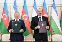 Azerbaijan, Uzbekistan exchange signed documents (PHOTO/VIDEO)