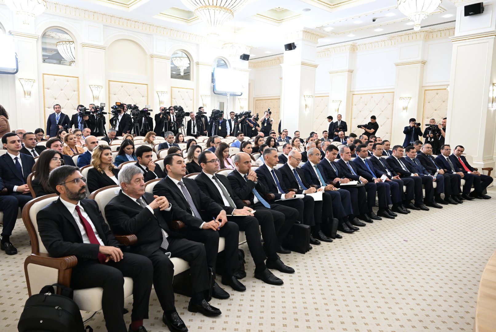 President Ilham Aliyev, President Shavkat Mirziyoyev make press statements (PHOTO/VIDEO)