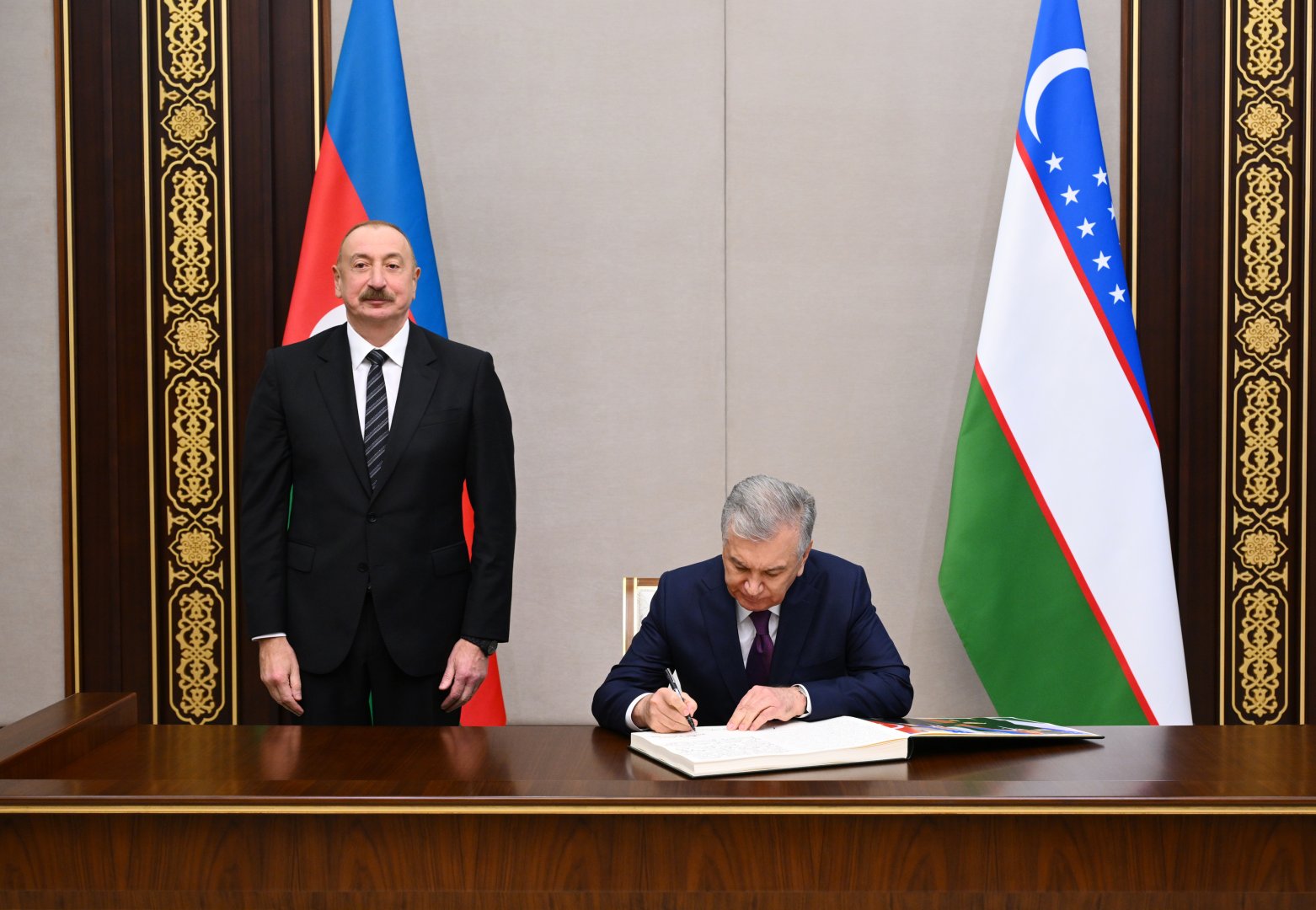 President Ilham Aliyev, President Shavkat Mirziyoyev attend opening of new building of Uzbekistan's Embassy in Baku (PHOTO/VIDEO)