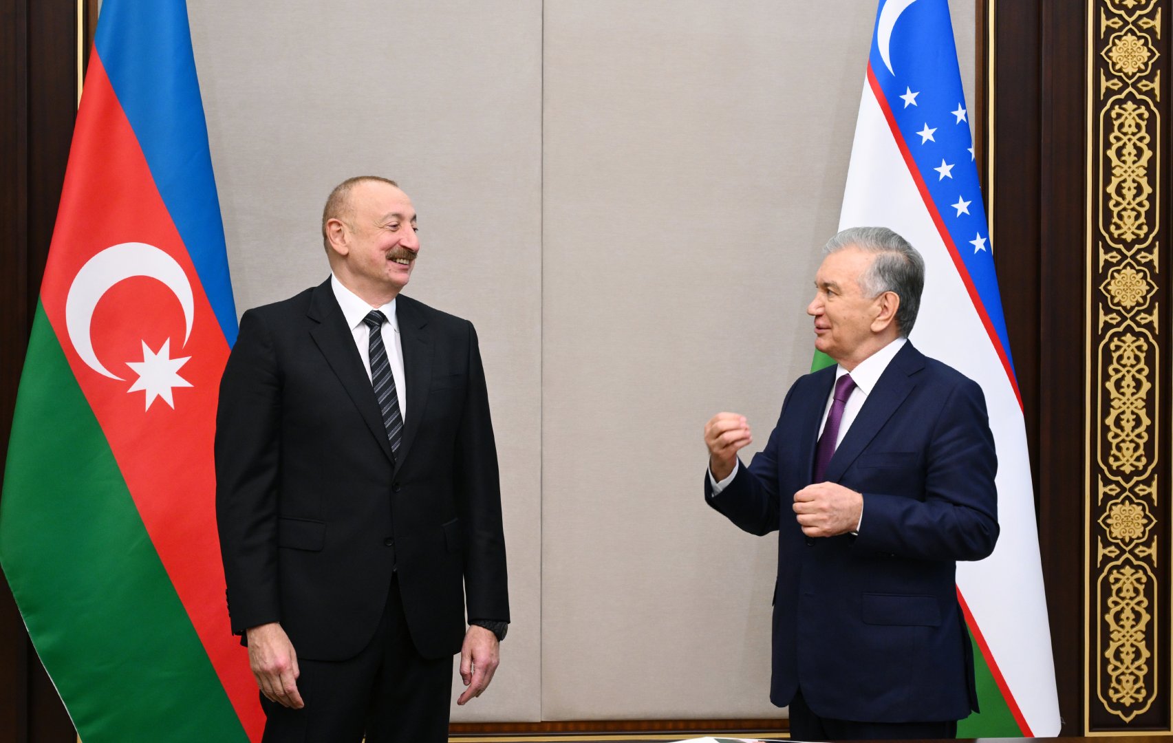 President Ilham Aliyev, President Shavkat Mirziyoyev attend opening of new building of Uzbekistan's Embassy in Baku (PHOTO/VIDEO)