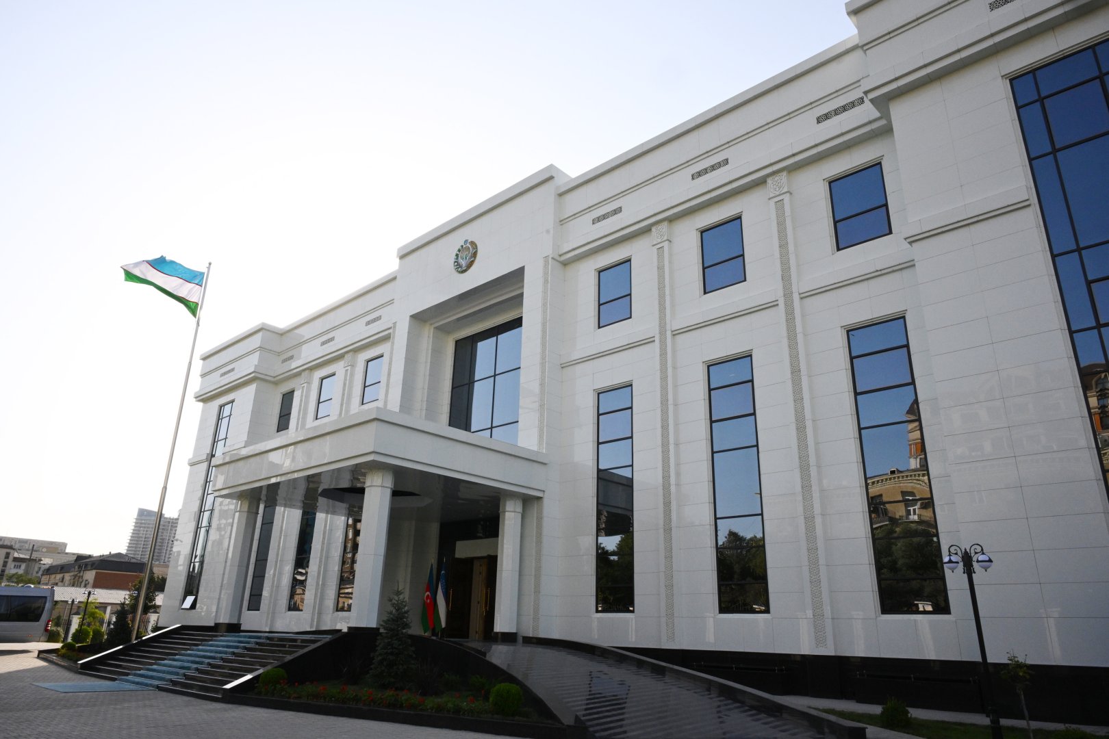 President Ilham Aliyev, President Shavkat Mirziyoyev attend opening of new building of Uzbekistan's Embassy in Baku (PHOTO/VIDEO)