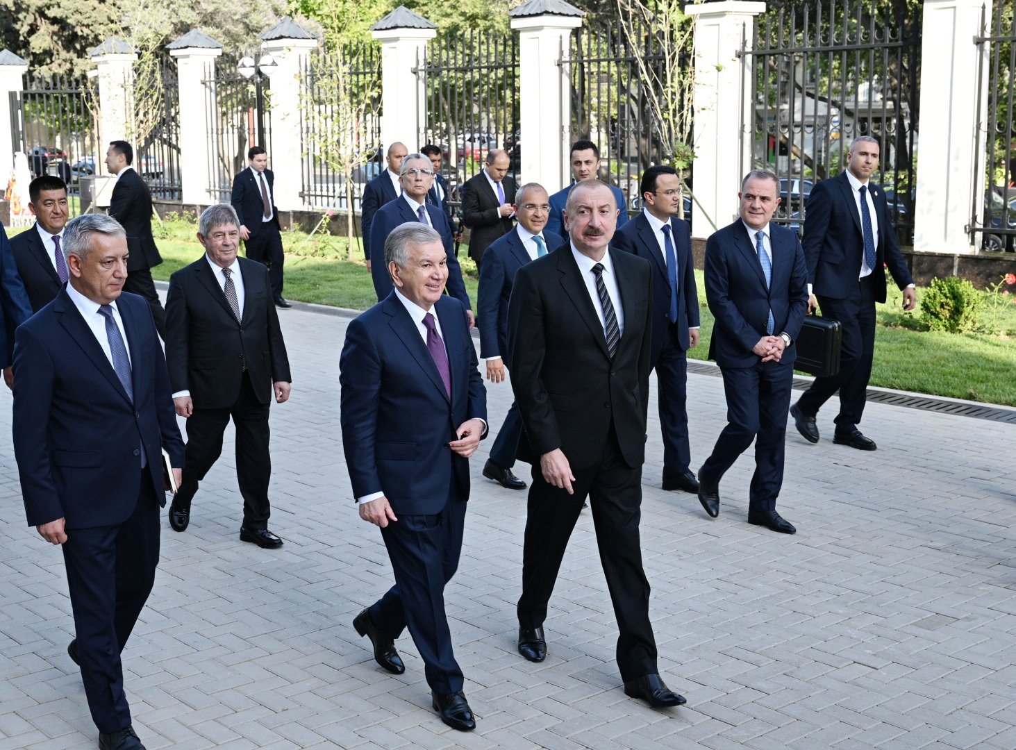President Ilham Aliyev, President Shavkat Mirziyoyev attend opening of new building of Uzbekistan's Embassy in Baku (PHOTO/VIDEO)