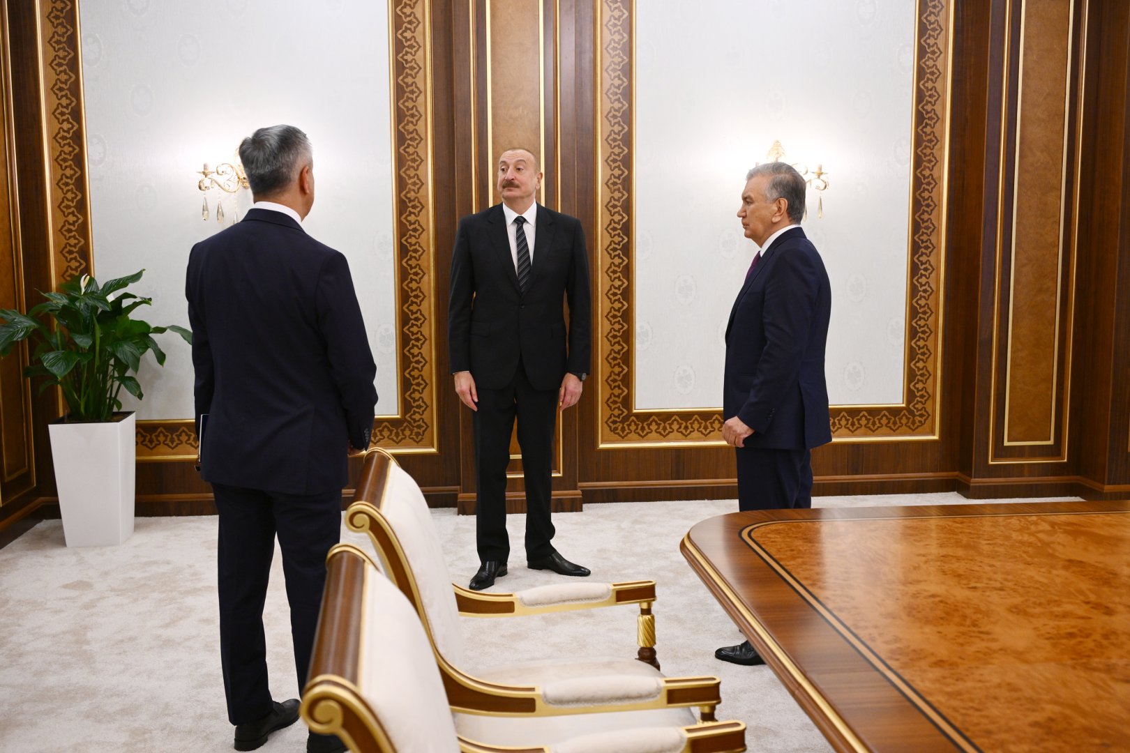 President Ilham Aliyev, President Shavkat Mirziyoyev attend opening of new building of Uzbekistan's Embassy in Baku (PHOTO/VIDEO)