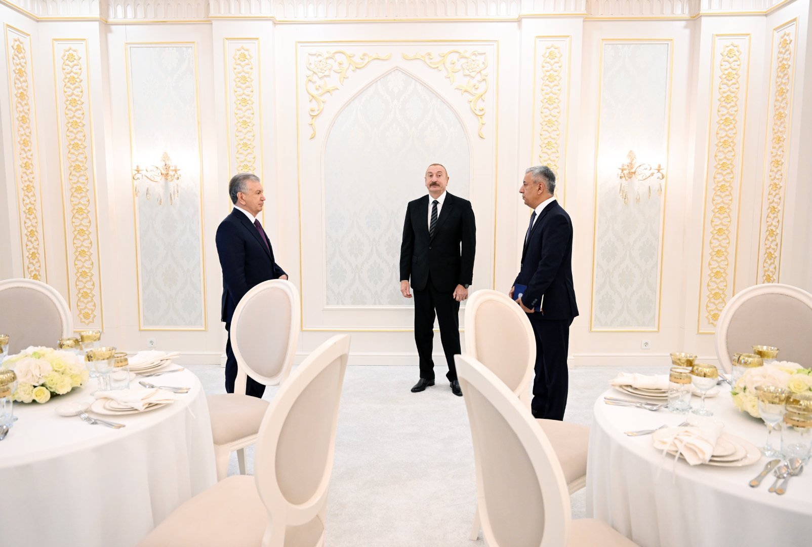 President Ilham Aliyev, President Shavkat Mirziyoyev attend opening of new building of Uzbekistan's Embassy in Baku (PHOTO/VIDEO)